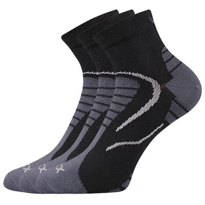 DEXTER thin sports socks, black