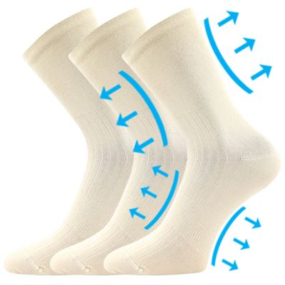 Very stretchy socks DIABAMBIX for diabetics BEIGE Lonka 126870 2