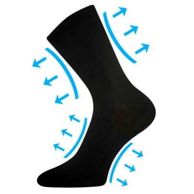 Very stretchy socks DIABAMBIX for diabetics BLACK