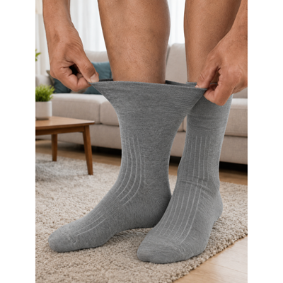 Very stretchy socks DIABAMBIX for diabetics GREY LIGHT Lonka 126872 5