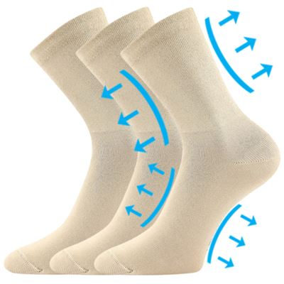 DIACOTTONIX super stretch socks for diabetics BEIGE Lonka 126868 2