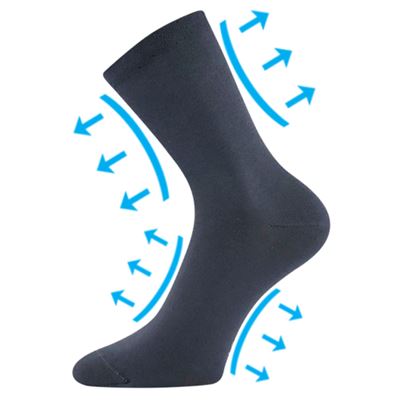 DIACOTTONIX super stretch socks for diabetics DARK GREY