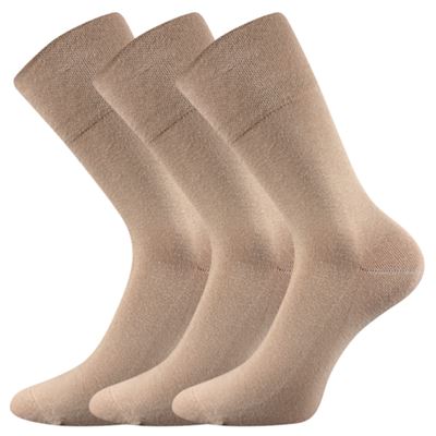 Thin single-colour socks DIAGRAM beige