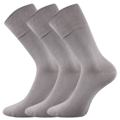 Thin single-colour socks DIAGRAM light grey