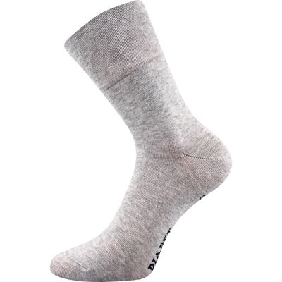 Thin single-colour socks DIAGRAM grey melange