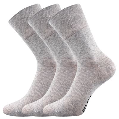 Thin single-colour socks DIAGRAM grey melange