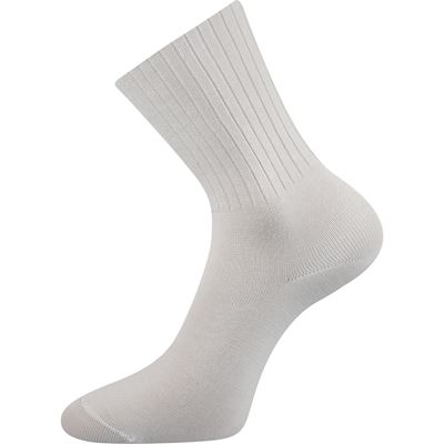 DIARTEN medical socks with non-constricting cuff, WHITE