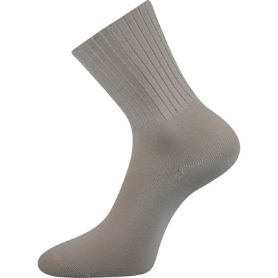 DIARTEN medical socks with non-constricting cuff LIGHT GREY