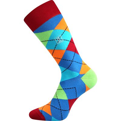 Trendy DIKARUS formal square socks, colourful A (3 pairs)