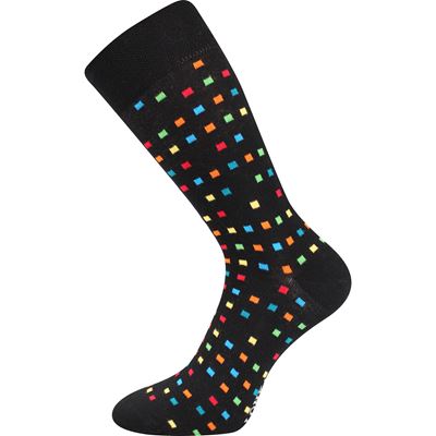 Trendy DIKARUS formal chequered socks, colourful (3 pairs)
