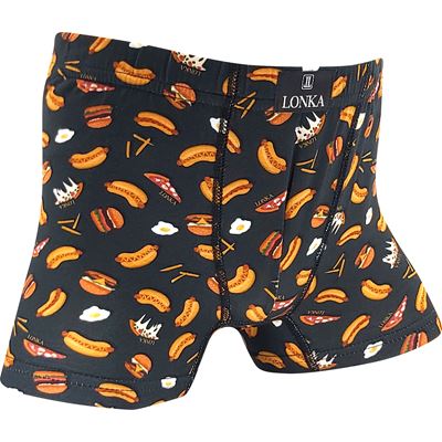 DINGO boys' cotton boxer shorts FASTFOOD