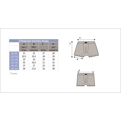 DINGO boys' cotton boxer shorts FASTFOOD