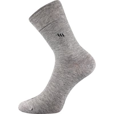 Men's formal socks DIPOOL grey melange