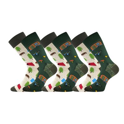 Trendy socks paired 1+1 DOBLE with KEMPING pictures