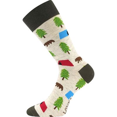 Trendy socks paired 1+1 DOBLE with KEMPING pictures