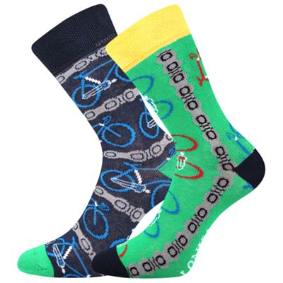 Children's trendy picture socks DOBLIK paired 1+1 BOYS (3 pairs)