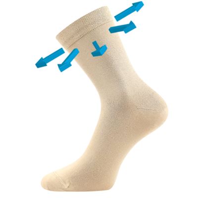 DRBAMBIK beige bamboo medicine socks