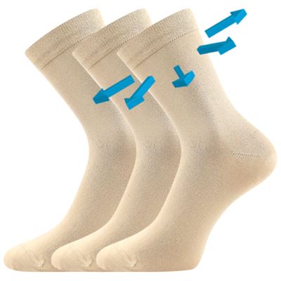 DRBAMBIK beige bamboo medicine socks