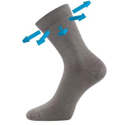 DRBAMBIK grey bamboo medicine socks