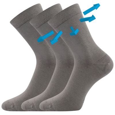 DRBAMBIK grey bamboo medicine socks