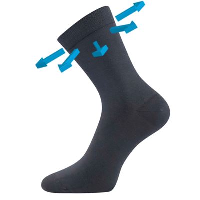 DRBAMBIK bamboo medicine socks, dark grey