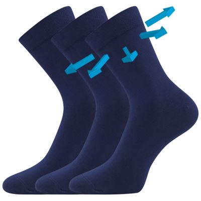 DRBAMBIK dark blue bamboo medicine socks