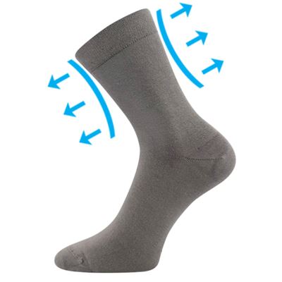 DRMEDIK cotton medicine socks, grey