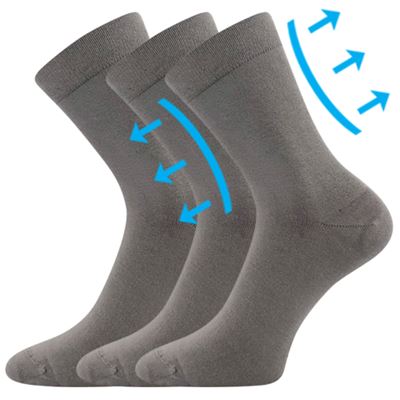 DRMEDIK cotton medicine socks, grey