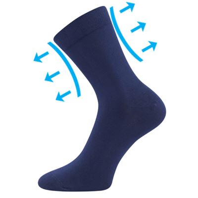 DRMEDIK cotton medicine socks, dark blue