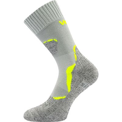 DUALIX double-layer merino thermo socks with silver LIGHT GREY
