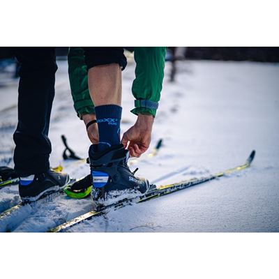DUALIX double-layer merino thermo socks with silver DARK GREY
