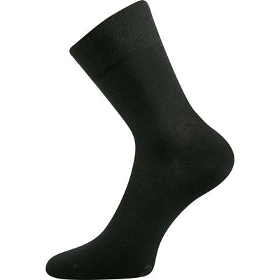 DYPAK single-colour socks made of modal BLACK