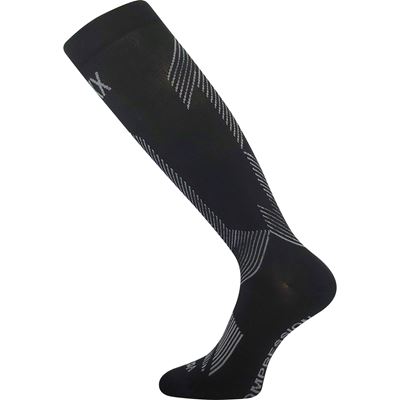 EDICT bamboo compression knee socks with silver ions BLACK
