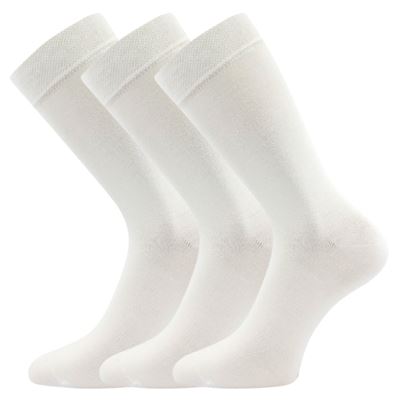 Classic bamboo socks EKOL 3 pairs WHITE