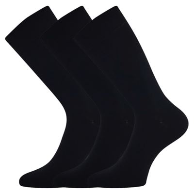 Classic bamboo socks EKOL 3 pairs BLACK