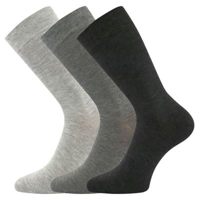 Classic bamboo socks EKOL 3 pairs GREY MIX