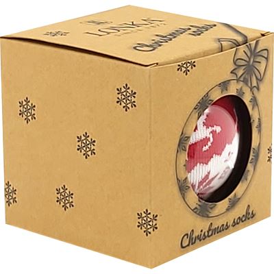 ELFI Christmas socks as tree decorations RED