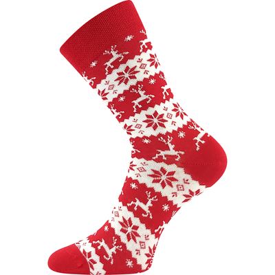 ELFI Christmas socks as tree decorations RED