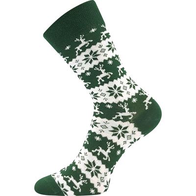 ELFI Christmas socks as tree decorations GREEN