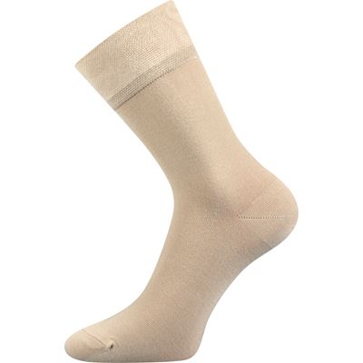 Thin single-colour socks ELI beige