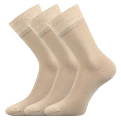Thin single-colour socks ELI beige