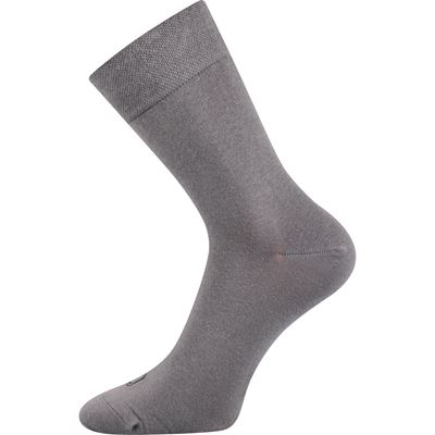 Thin single-colour ELI socks, light grey