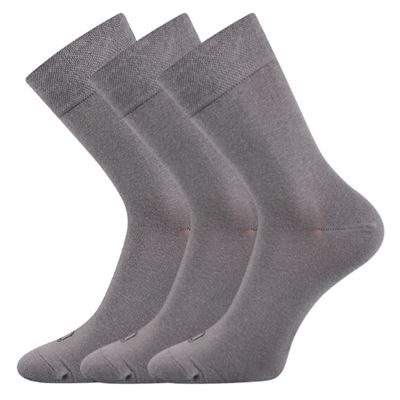 Thin single-colour ELI socks, light grey