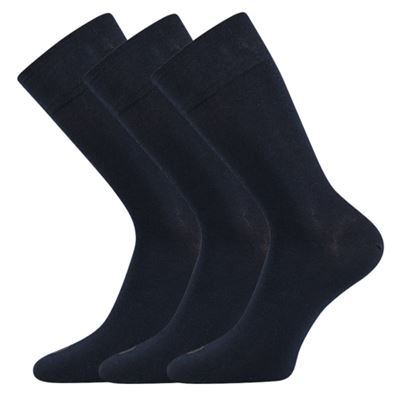 Thin single-colour ELI socks, dark blue
