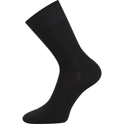 Thin single-colour ELI socks, black