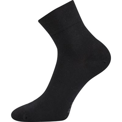Thin single-colour EMI socks, black