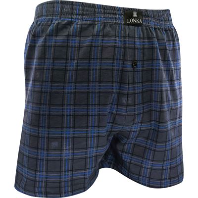 EMPEROL men's boxer shorts made of 100% cotton PATTERN X-1 checked