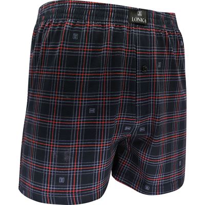 EMPEROL men's boxer shorts made of 100% cotton PATTERN X-2 checked