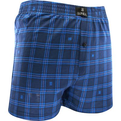 EMPEROL men's boxer shorts made of 100% cotton PATTERN X-3 checked
