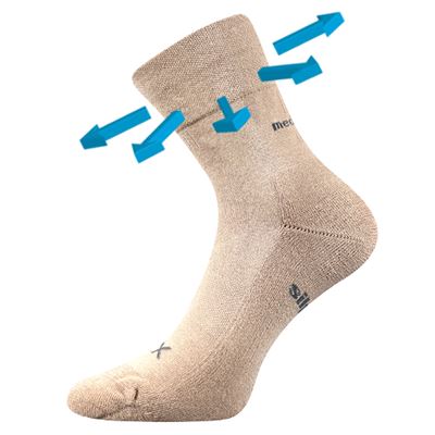 ENIGMA medicine socks with soft cuff BEIGE